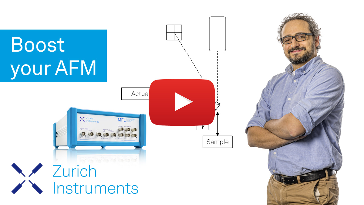 Boost your AFM with Zurich Instruments' Lock-in Amplifiers