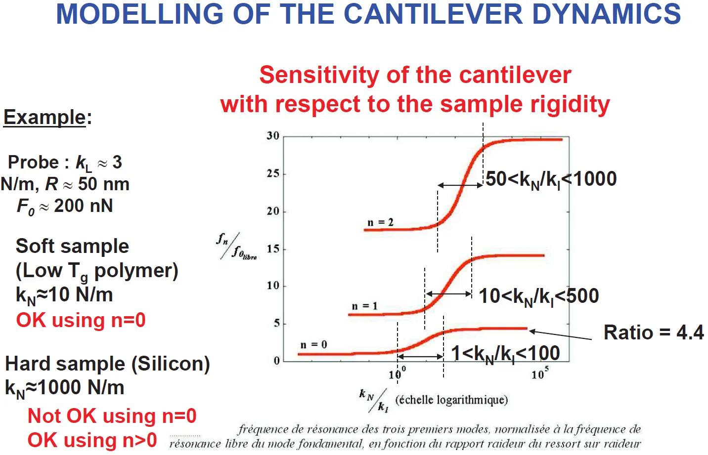 Modeling of cantilever dynamics