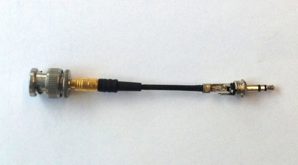 3.5 mm jack to BNC