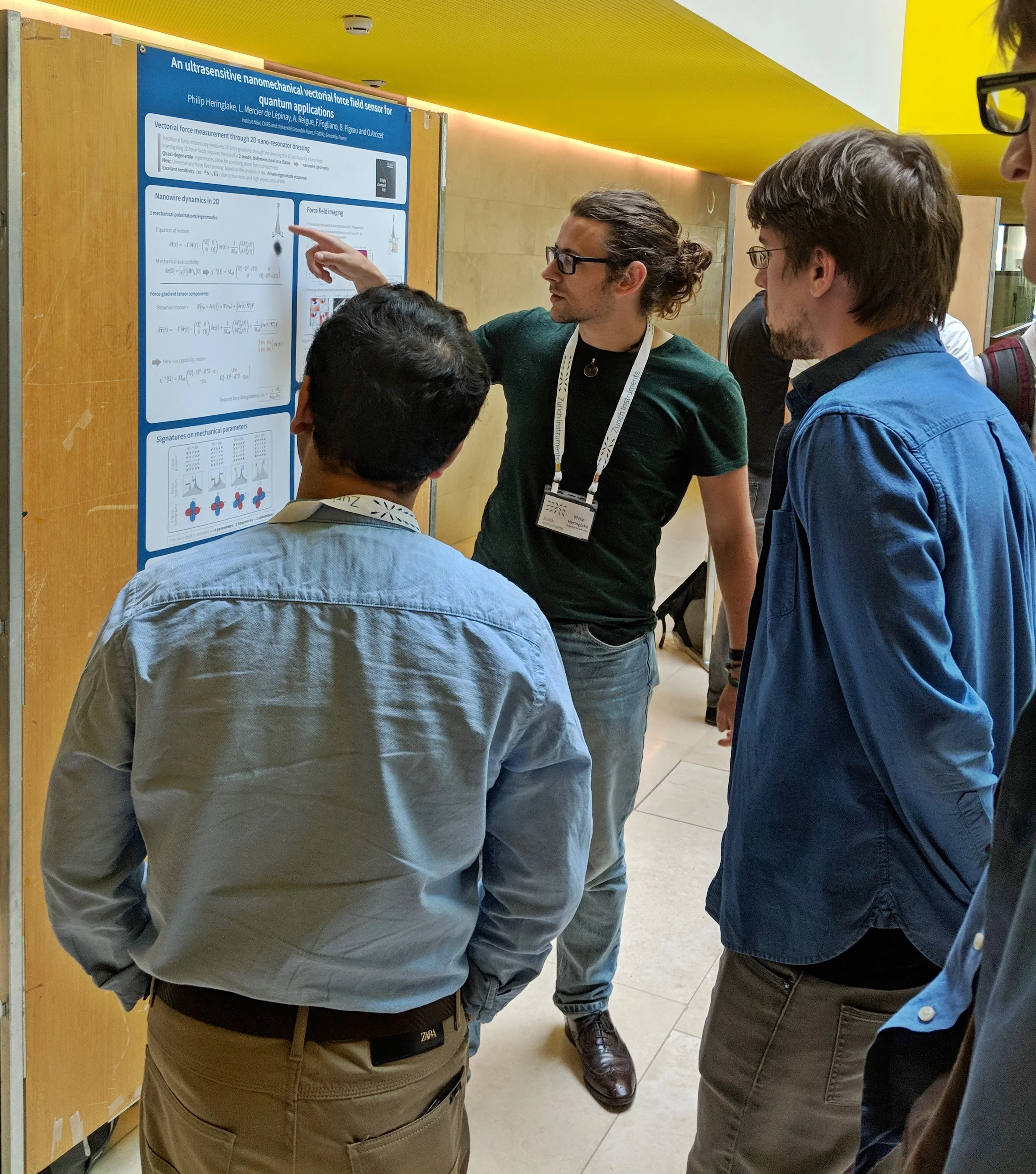 Poster session in action