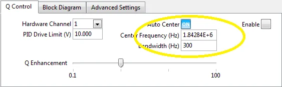 Settings for Step 2