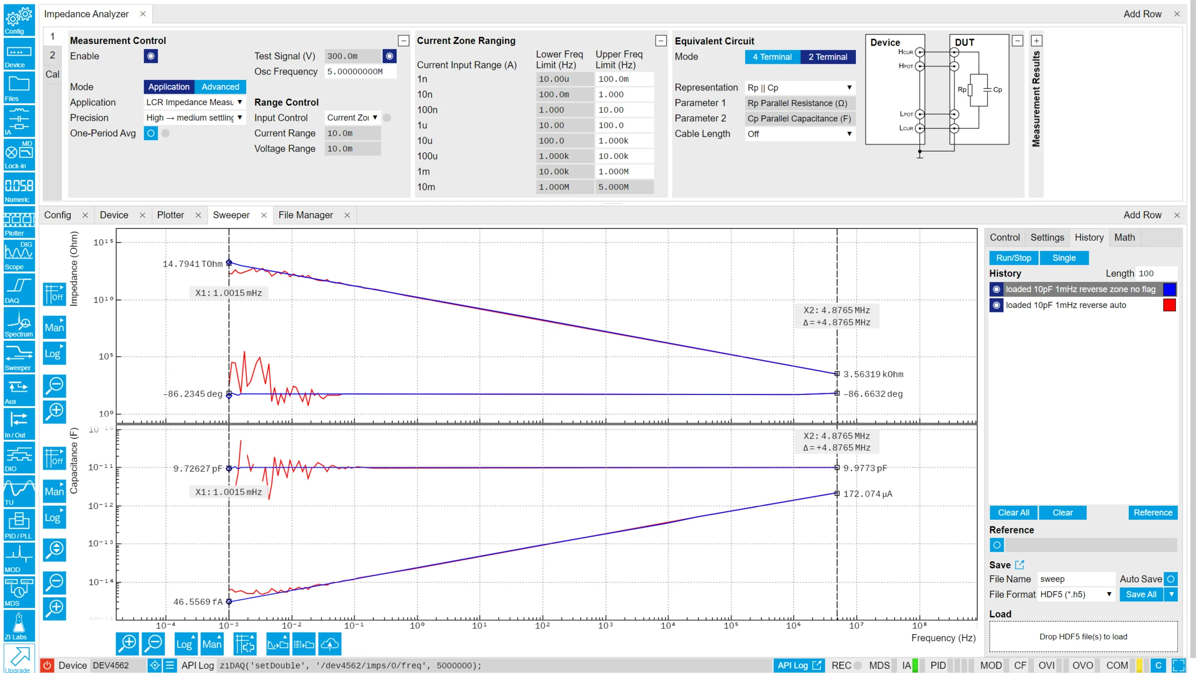 10pF-current-zone-ranging