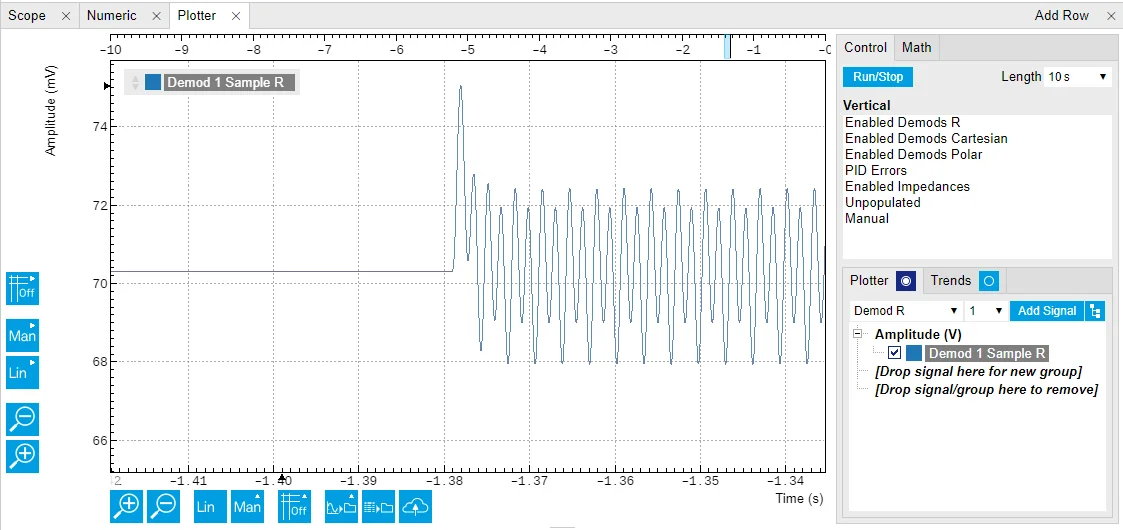 Low-pass filter settings