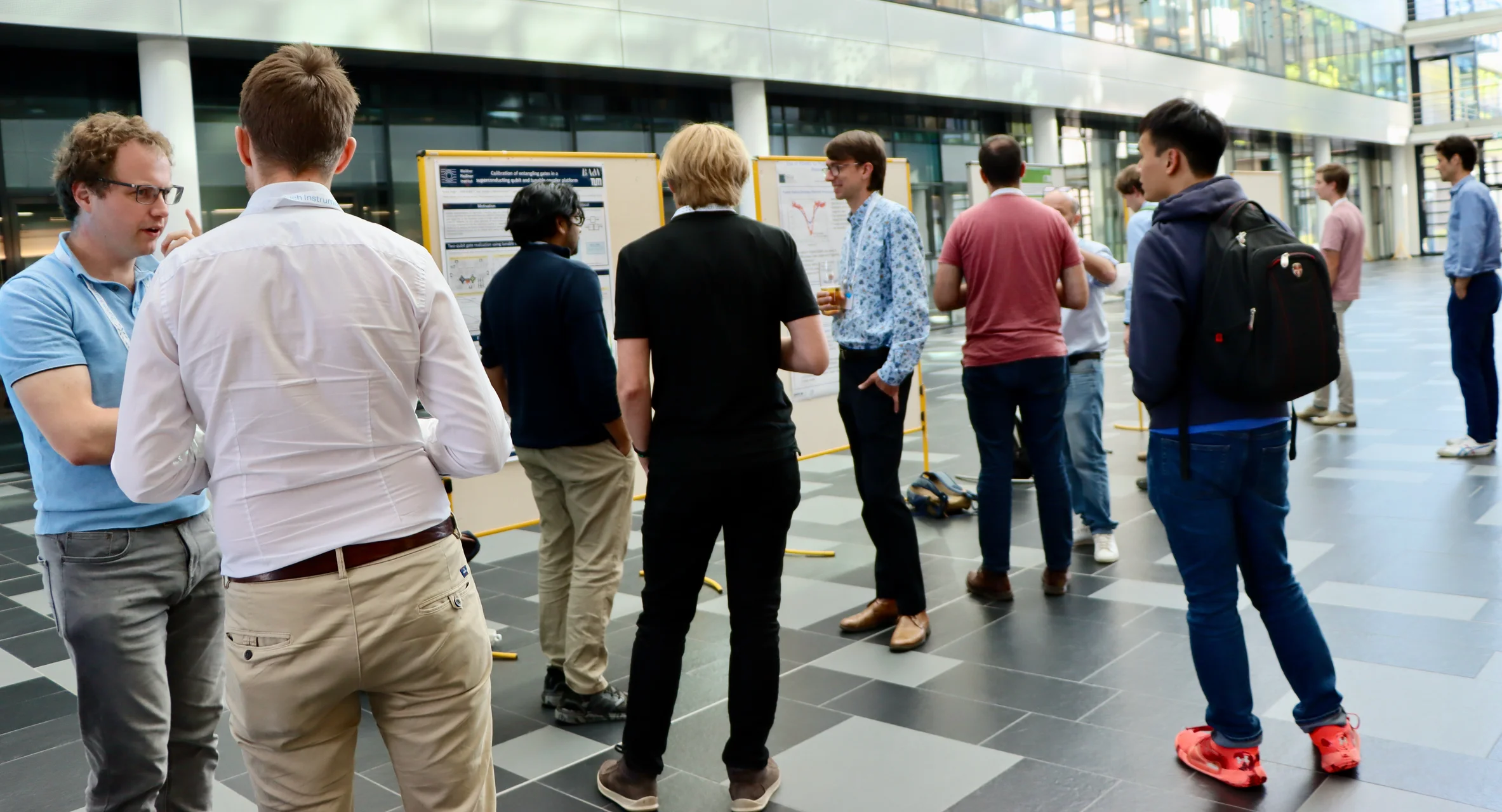 Discussions during poster session