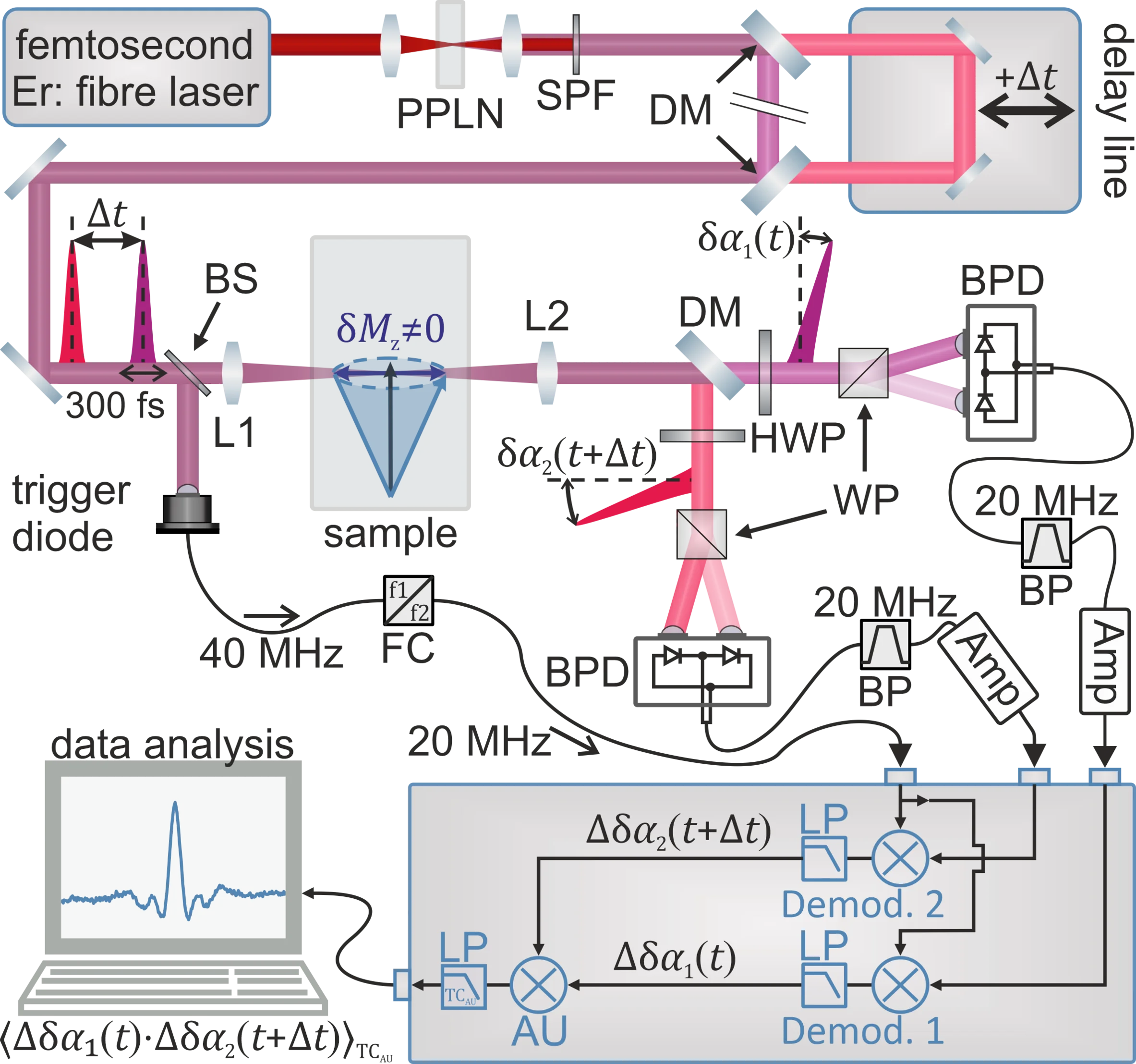Optical setup