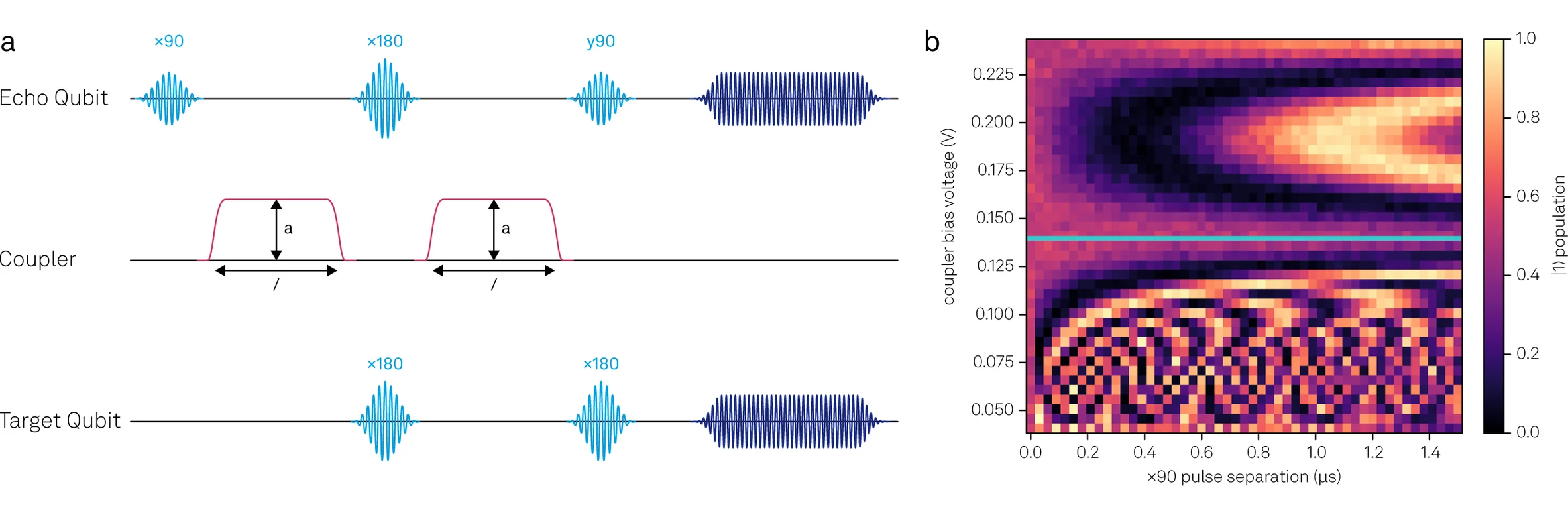 Fig 2: ZZ-Echo sequence and data