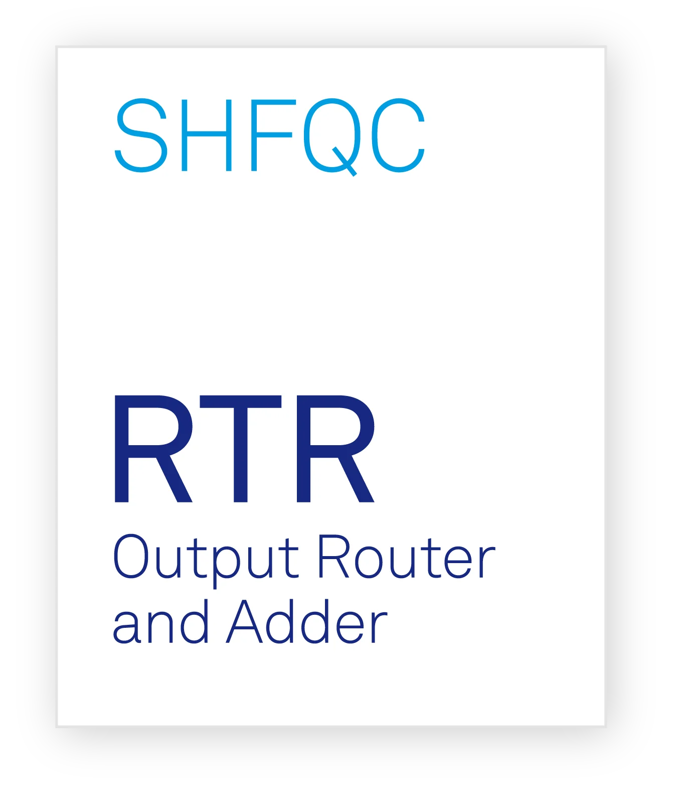 Option Box SHFQC-RTR