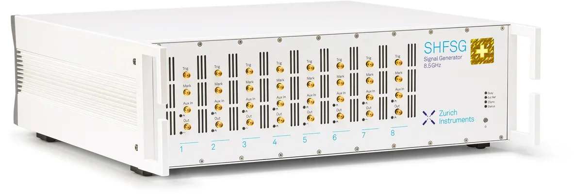 SHFSG+ 8.5 GHz信号発生器 | Zurich Instruments