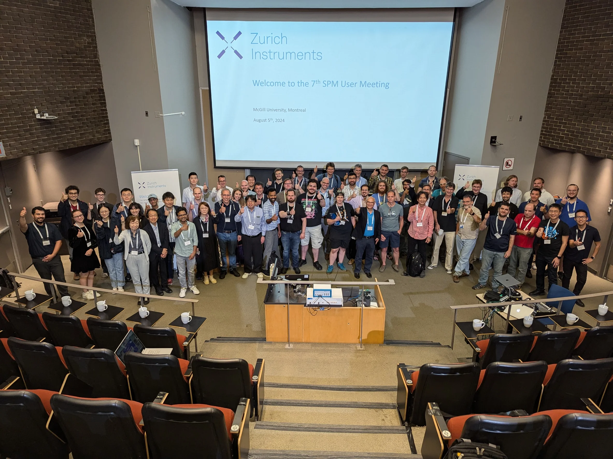 Group picture in McGill