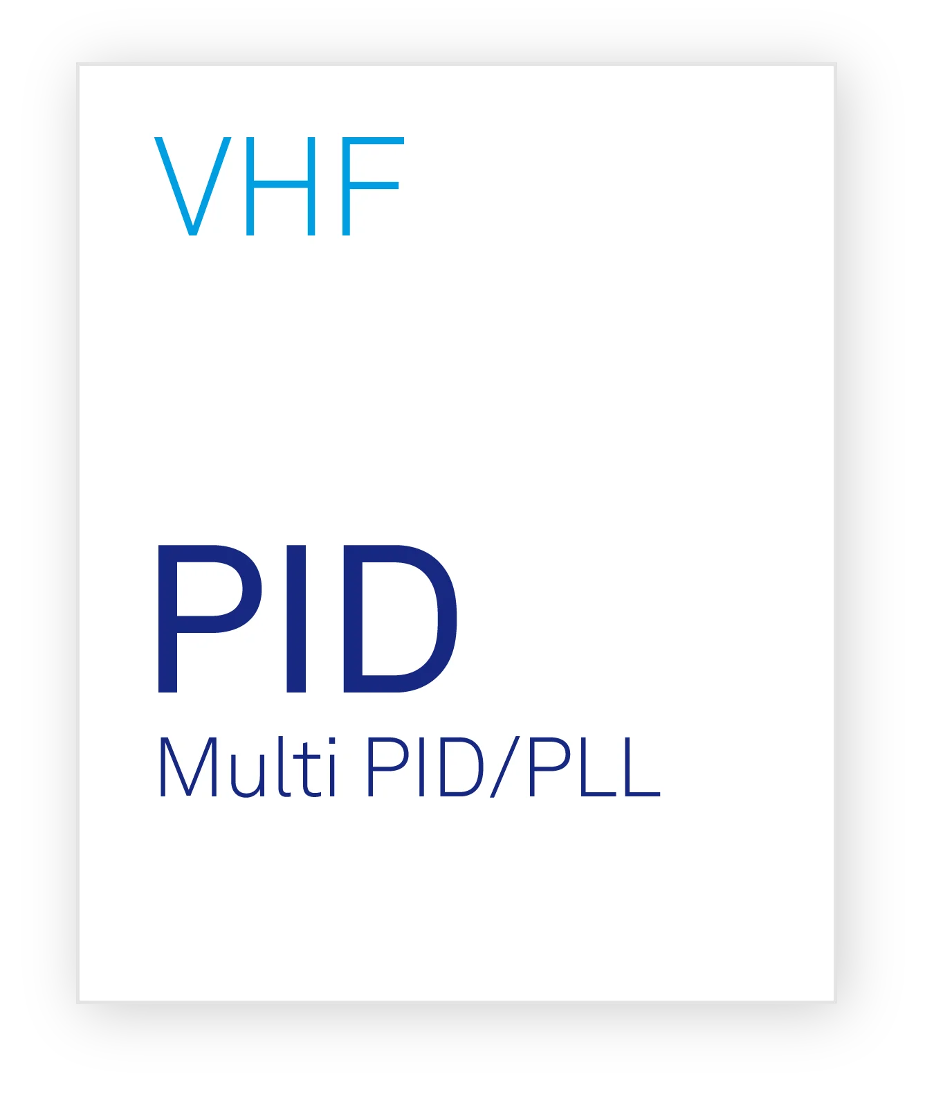 VHF-PID Multi PID/PLL Controller Option