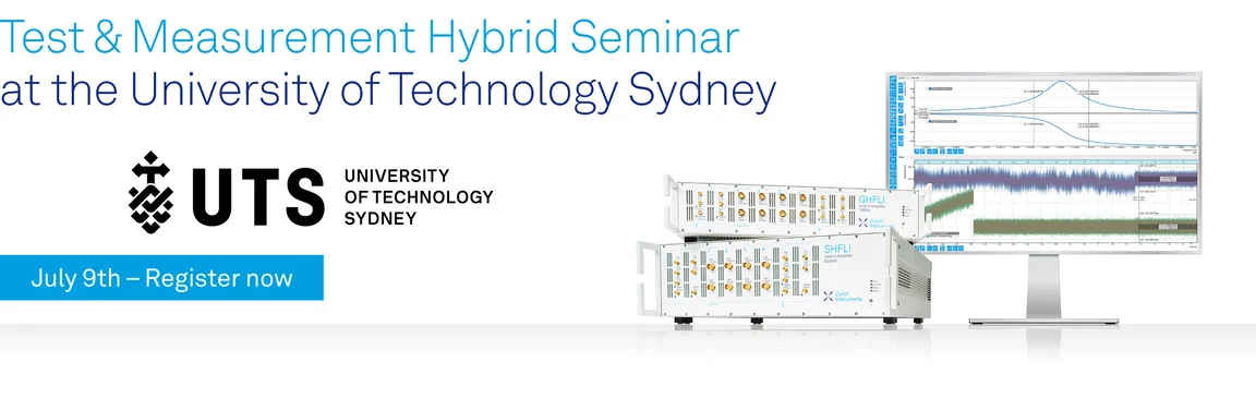 Join our upcoming Hybrid Seminar on Lock-In Amplifiers at UTS on the 9th of July! 